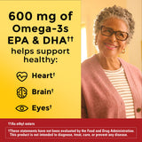 Nature Made Omega-3 - pack 60 gelules, format pratique pour quotidien