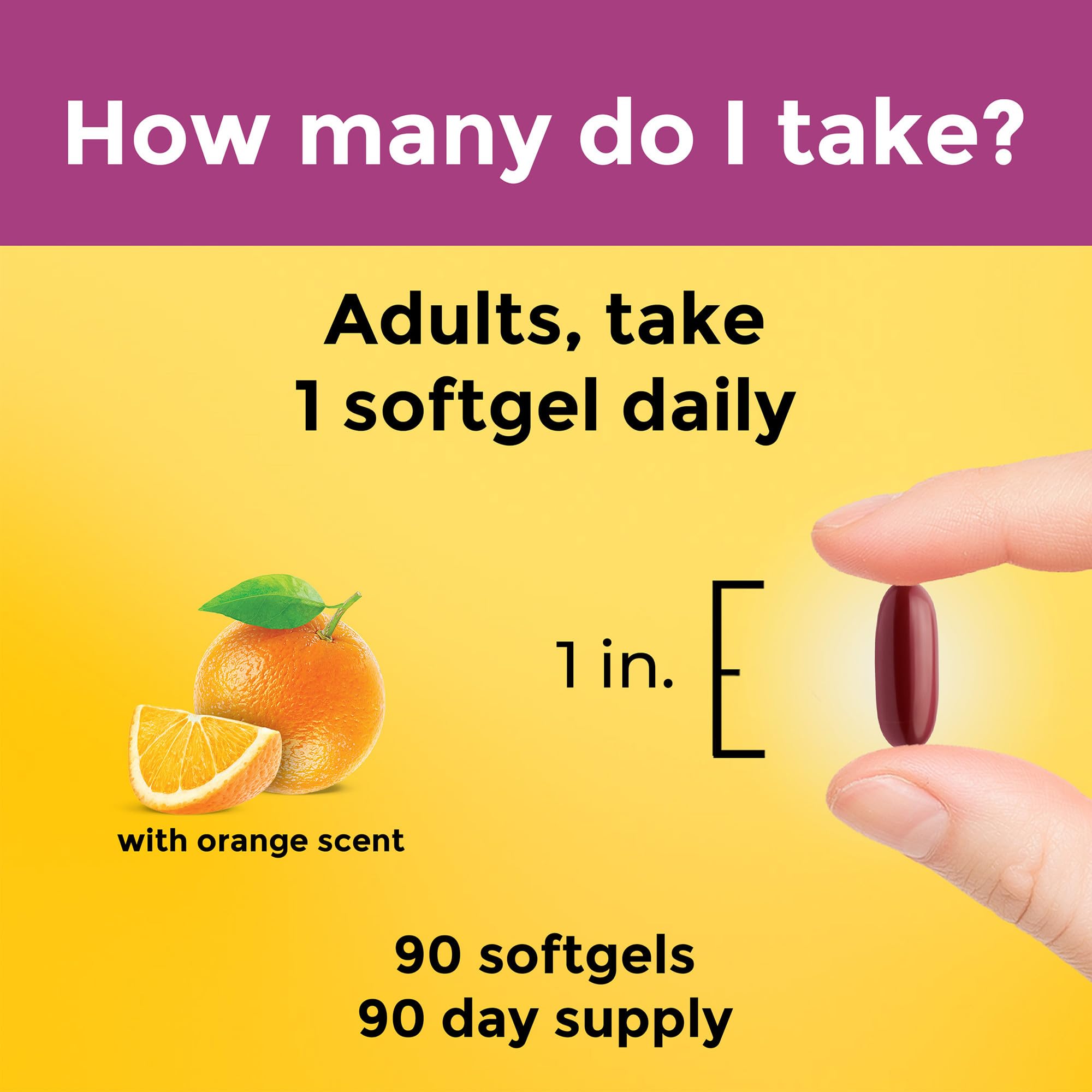 Bouteille Nature Made Prenatal de 90 softgels pour 90 jours