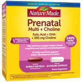 Nature Made Prenatal Softgels — Bouteille prête pour une prise quotidienne potentielle