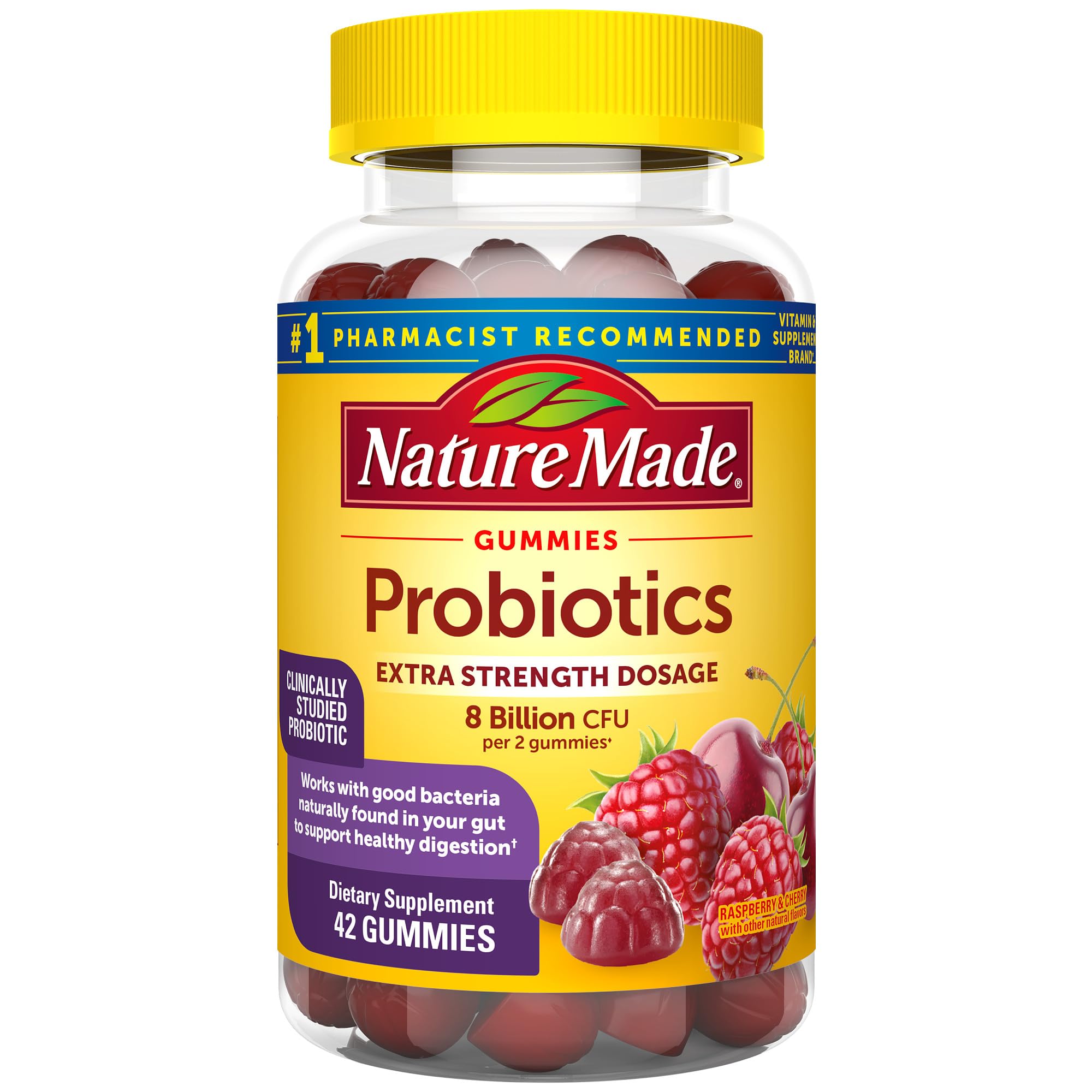 Nature Made Probiotiques Extra Strength — Bouteille pratique pour soutenir la digestion au quotidien