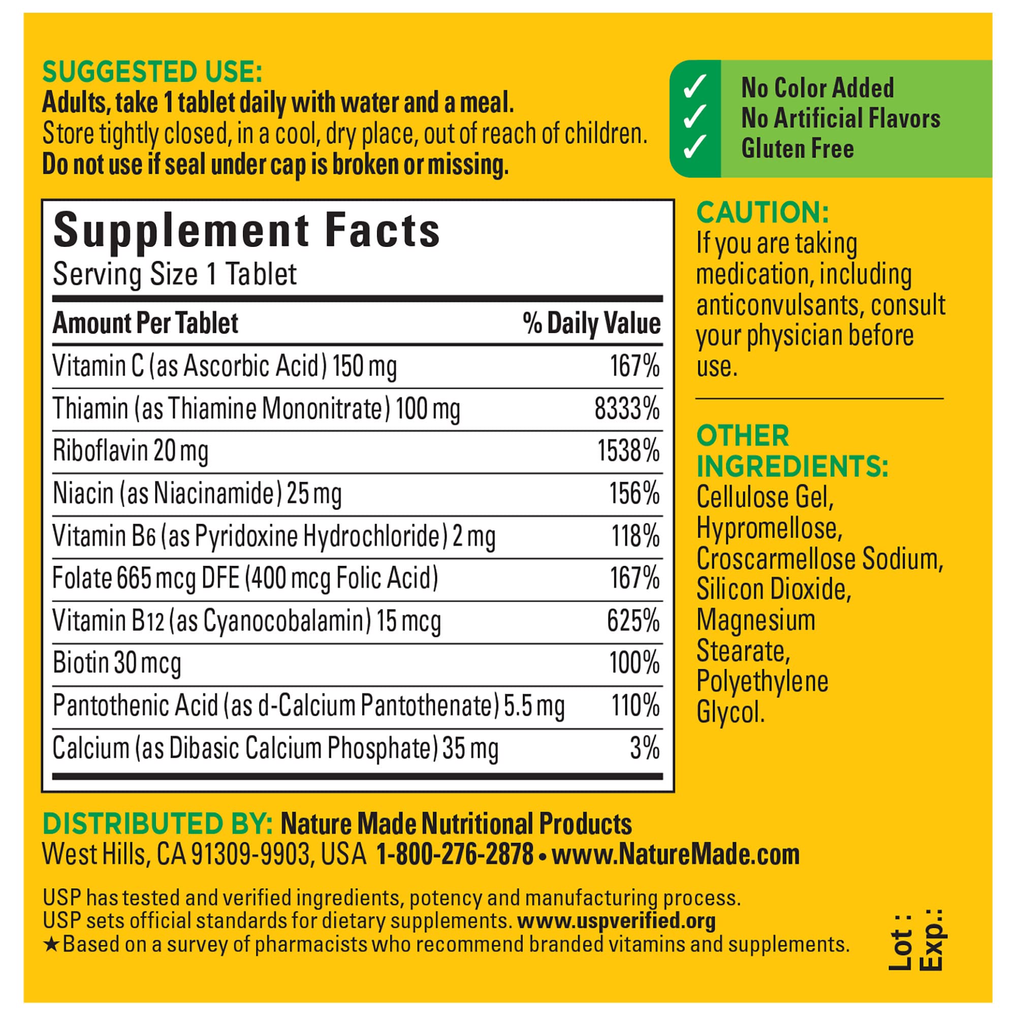 Nature Made — sans arômes artificiels, expérience de consommation naturelle.
