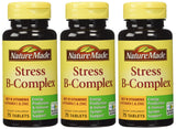 Nature Made Stress B Complex en bouteille, soutien immunitaire et énergie quotidienne.