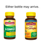 Nature Made Super B-Complex: tablettes dans blister, pratique et faciles à emporter.