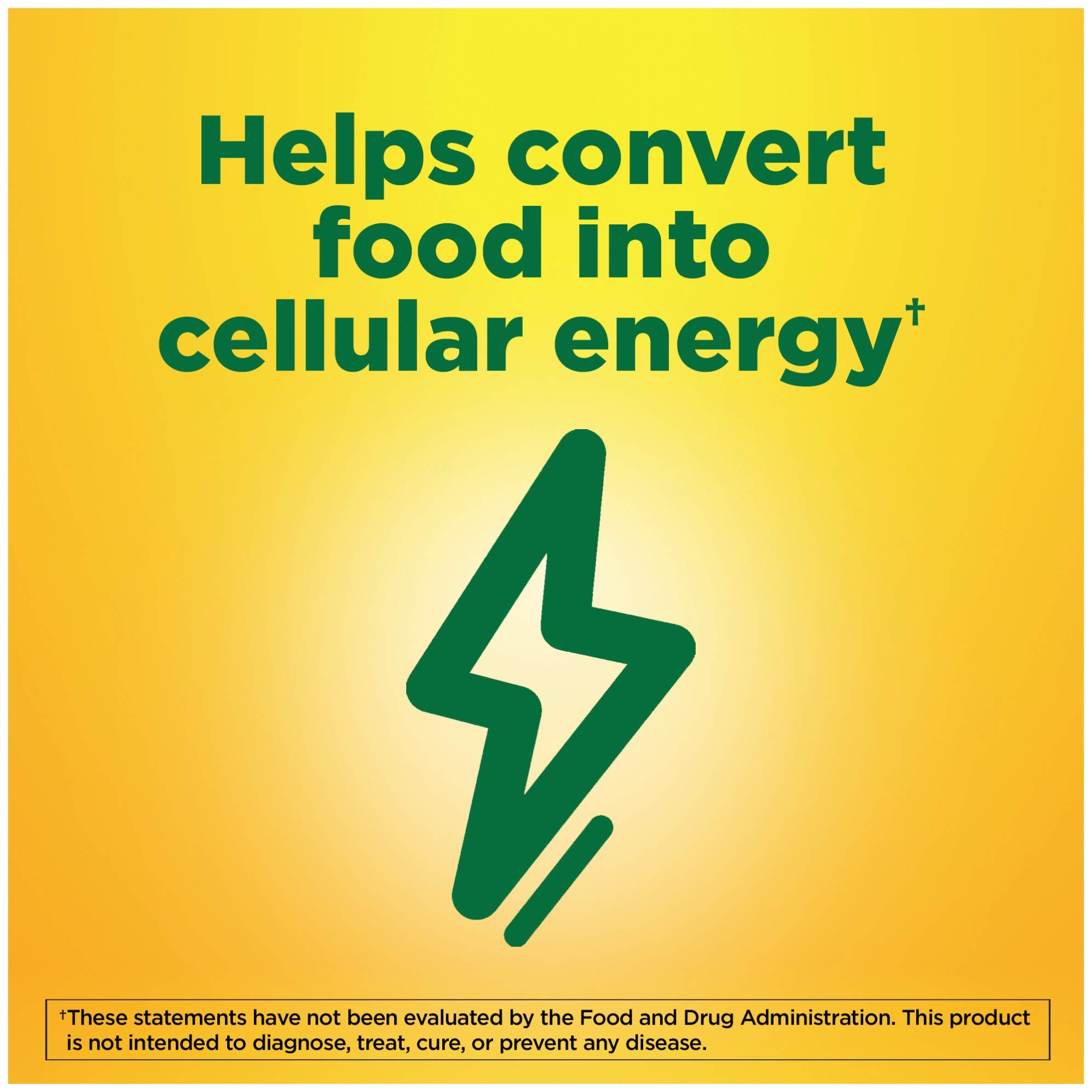 Nature Made Super B Energy Complex – aide potentielle à transformer les aliments en énergie.