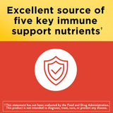 Nature Made Super C ingrédients : vitamine C, vitamine D3 et zinc