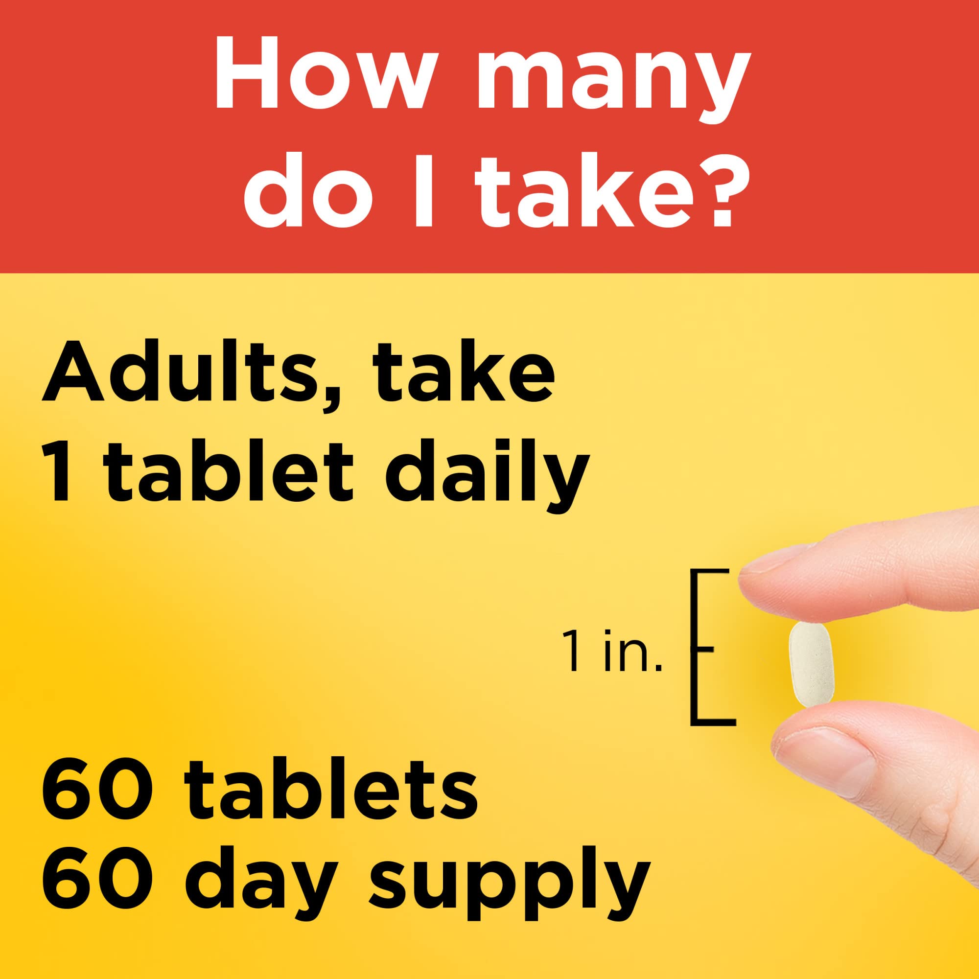 Nature Made Super C usage quotidien : une capsule par jour avec repas