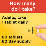 Nature Made Super C usage quotidien : une capsule par jour avec repas