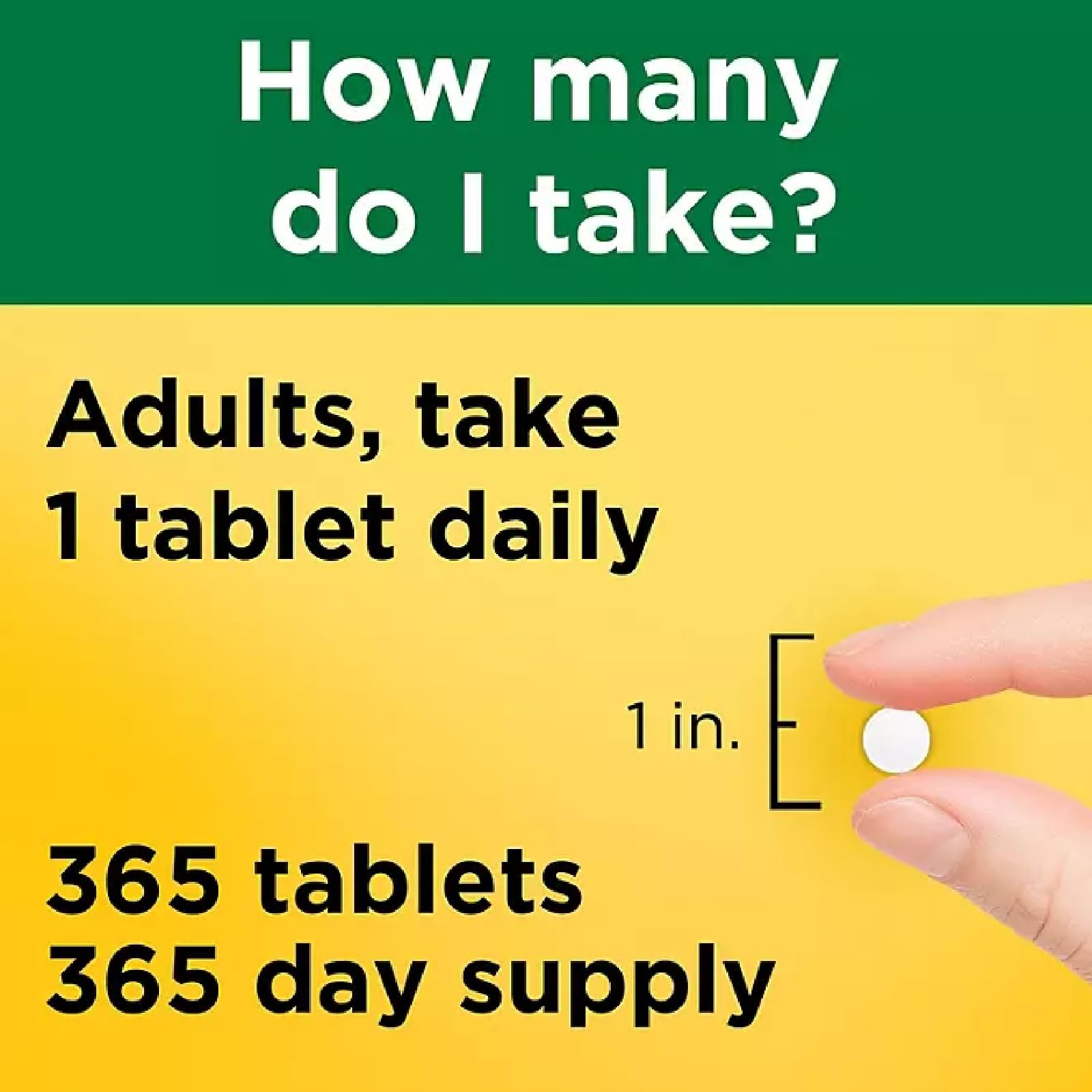 Nature Made tablettes ferreux : dose quotidienne simple pour le confort d'utilisation.