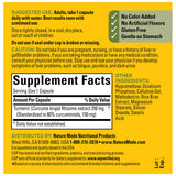 Flacon Nature Made Turmeric Curcumin haute absorption sur le comptoir, routine santé pratique.