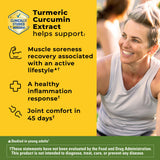 Gélule Nature Made Turmeric Curcumin haute absorption, vérifiée USP pour la qualité.