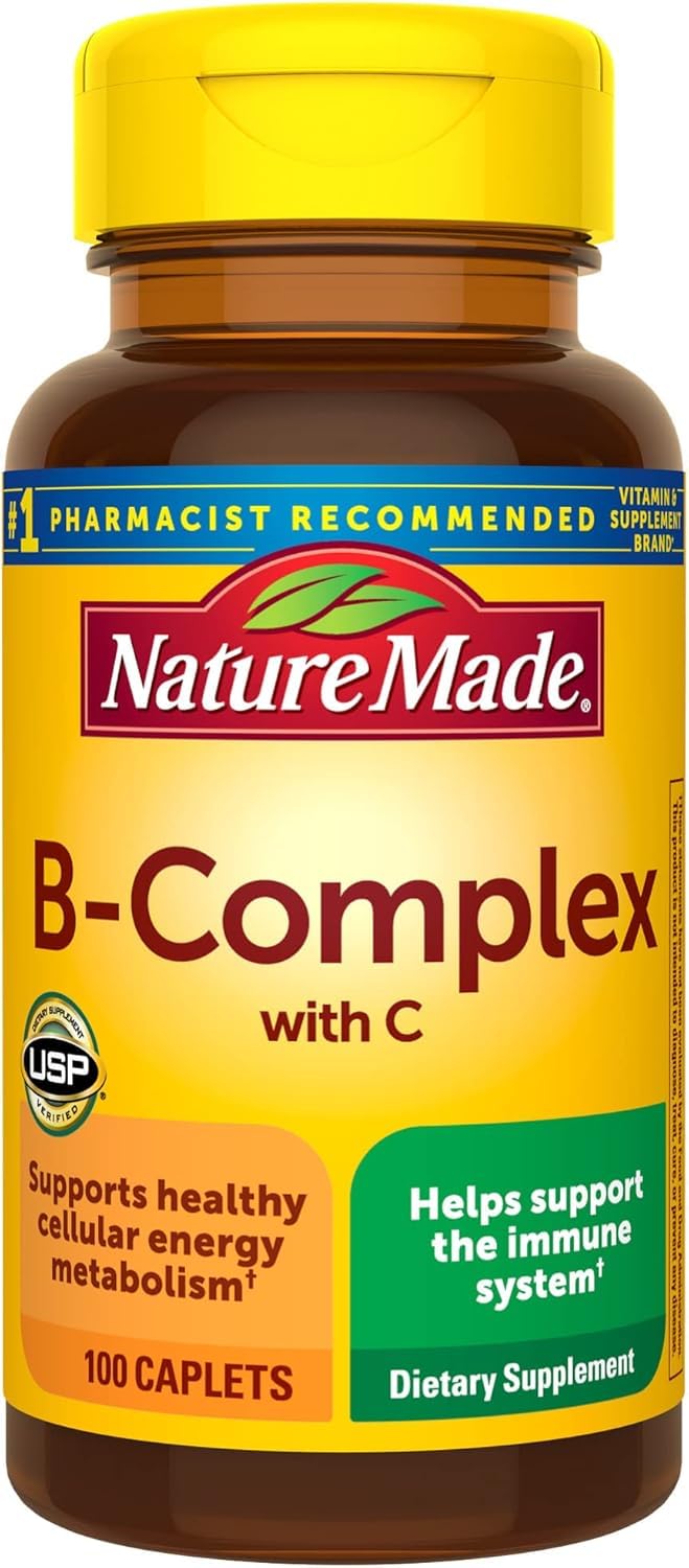 Nature Made Complexe de Vitamines B caplets sur bouteille prête à l'emploi quotidien.