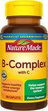 Nature Made Complexe de Vitamines B caplets sur bouteille prête à l'emploi quotidien.