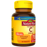 Nature Made Vitamine C 1000 mg – Participe à la synthèse du collagène pour la peau.