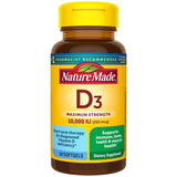 Nature Made Vitamine D3 10000 UI – bouteille gélules, soutien osseux potentiel