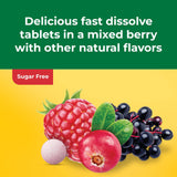 Nature Made Vitamine D3 5000 UI comprimés sans lactose et dissolution rapide en bouche.