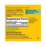 Gélules Nature Made Vitamine D3 faciles à avaler pour le soutien musculaire et dentaire