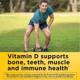 Nature Made Vitamine D3 K2 gélules – emballage pratique pour usage quotidien.
