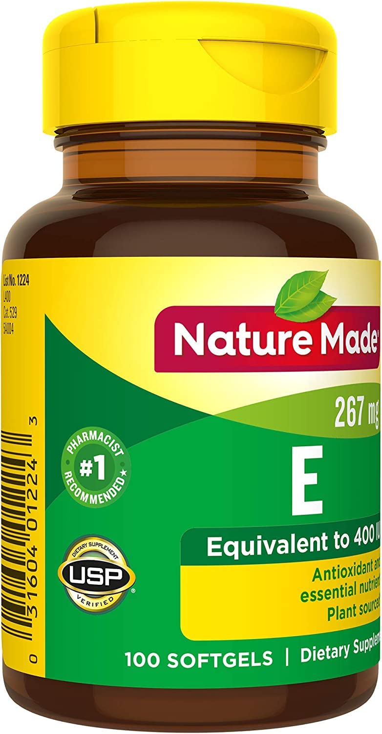 Pack double Nature Made Vitamine E 400 UI pour 200 gélules