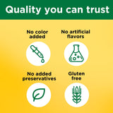 Nature Made Vitamine E: produit sans gluten, sans additifs ajoutés