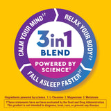 Nature Made Wellblends Mélatonine 3 mg : gommes Dreamy Berry pour endormissement