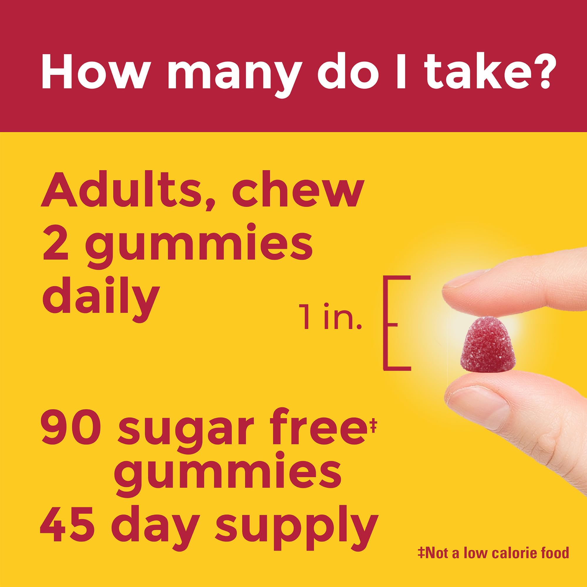 Étiquette sans gluten sur l'emballage Nature Made Zero Sugar Multivitamin Gummies.