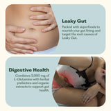 GutConnect 365 - étiquette nutrition claire, information facile sur les ingrédients.