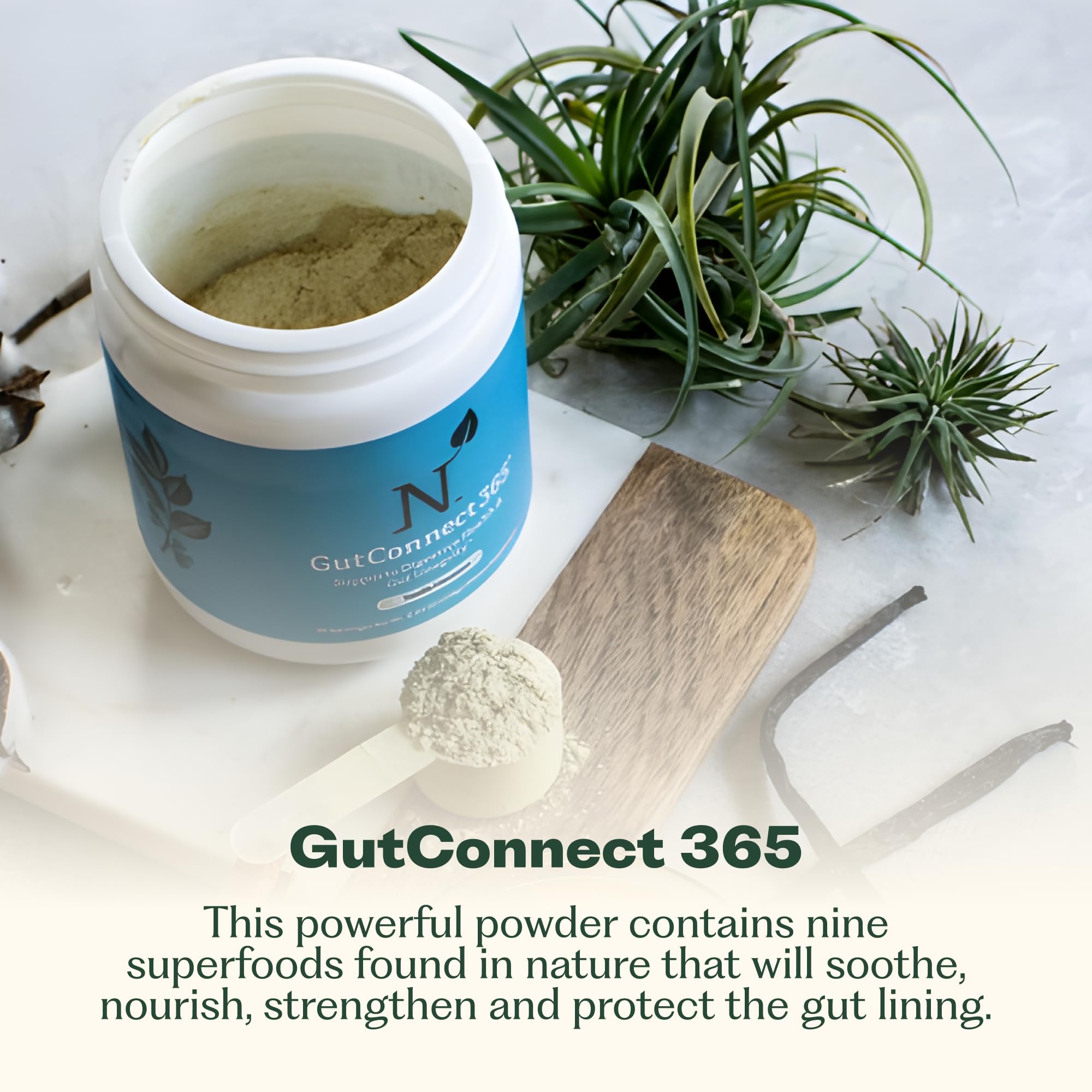 Nature M.D. GutConnect 365 doseur-poudre: mélange facile et pratique dans votre routine