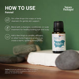 Gouttes de fenouil Nature Packaged prête à être ajoutée dans des mélanges.