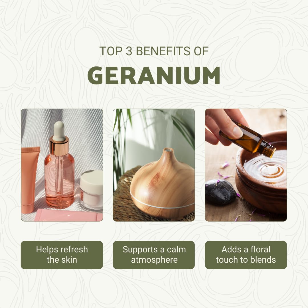 Nature Packaged Géranium – distillation fleurs – peau éclat et soin quotidien