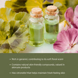 Nature Packaged Géranium – huile de massage – aromathérapie et harmonie corporelle