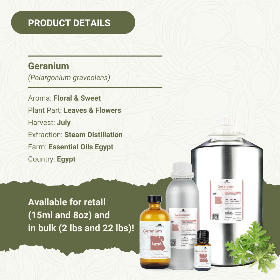 Nature Packaged Géranium – distillation préservant les composants – intégrité aromatique