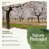 Nature Packaged huile d'amande douce, application cheveux nourrissant sans alourdir.