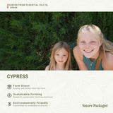Nature Packaged huile de cyprès 15ml – soin visage purifiant et lumineux.