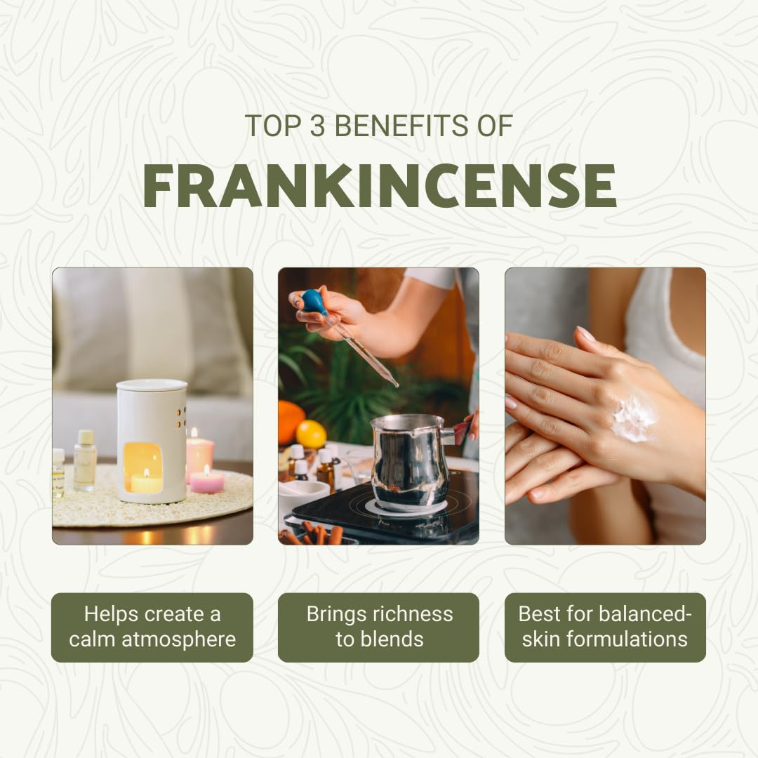 Nature Packaged huile essentielle d'encens – diffuseur et aromathérapie pour ambiance calme