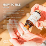Nature Packaged Muscade – rituel bain relaxant avec huile essentielle pour détente musculaire