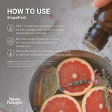 Nature Packaged huile de pamplemousse - huile de massage légère pour détente