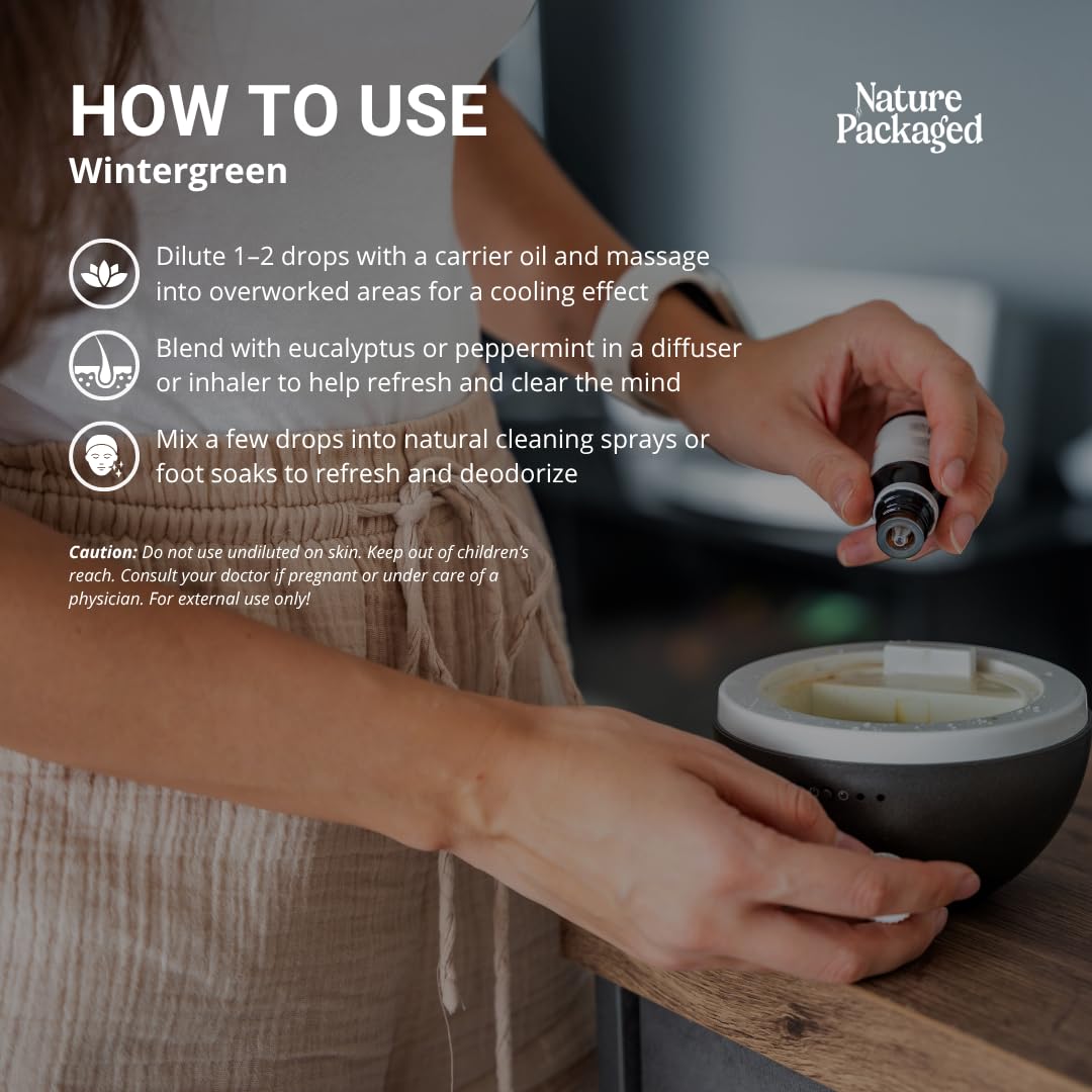 Nature Packaged huile gaultherie – bain des pieds relaxant et revitalisant