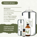 Nature Packaged huile gaultherie – soin corporel exfoliant et purifiant