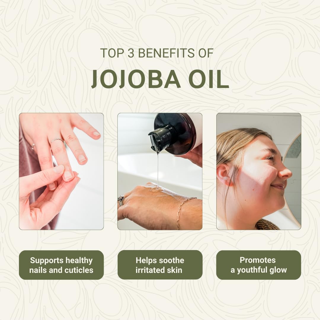 Nature Packaged huile de jojoba : soin visage et corps hydratant et doux.