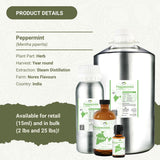 Nature Packaged huile menthe poivrée pour soins visage, purifie et tonifie la peau