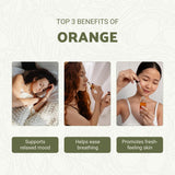 Nature Packaged huile orange diffusion maison, parfum frais et apaisant.