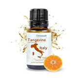 Nature Packaged huile tangerine, flacon 15ml prêt à diffuser pour une ambiance vivifiante.