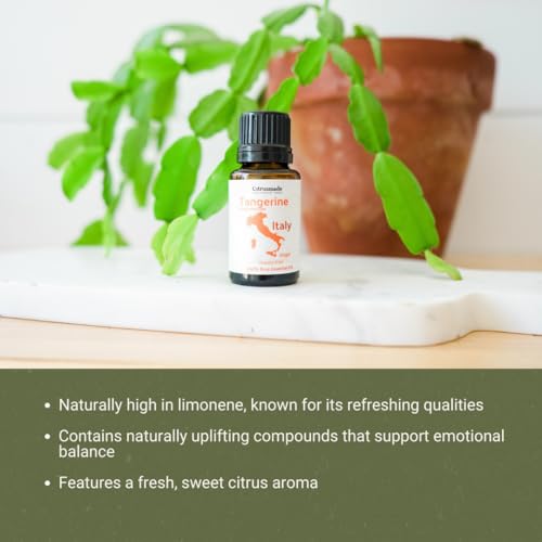 Nature Packaged huile tangerine, usage ménage pour nettoyage doux et parfum frais.