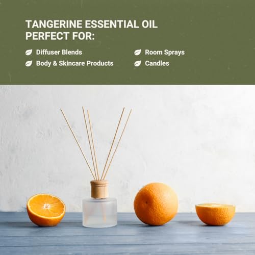 Nature Packaged huile tangerine, paysage sicile etna reflète l'origine naturelle.