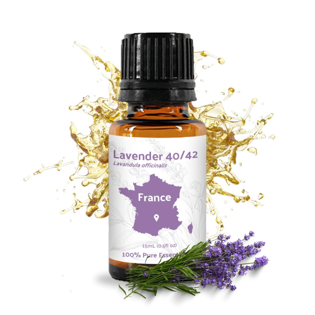 Nature Packaged Lavande 40/42: bouteille prête pour aromathérapie et créations parfumées.