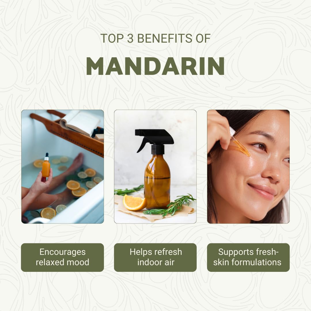 Nature Packaged mandarine – presse-froide conserve les notes aromatiques authentiques.