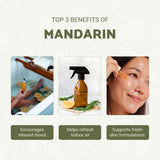 Nature Packaged mandarine – presse-froide conserve les notes aromatiques authentiques.