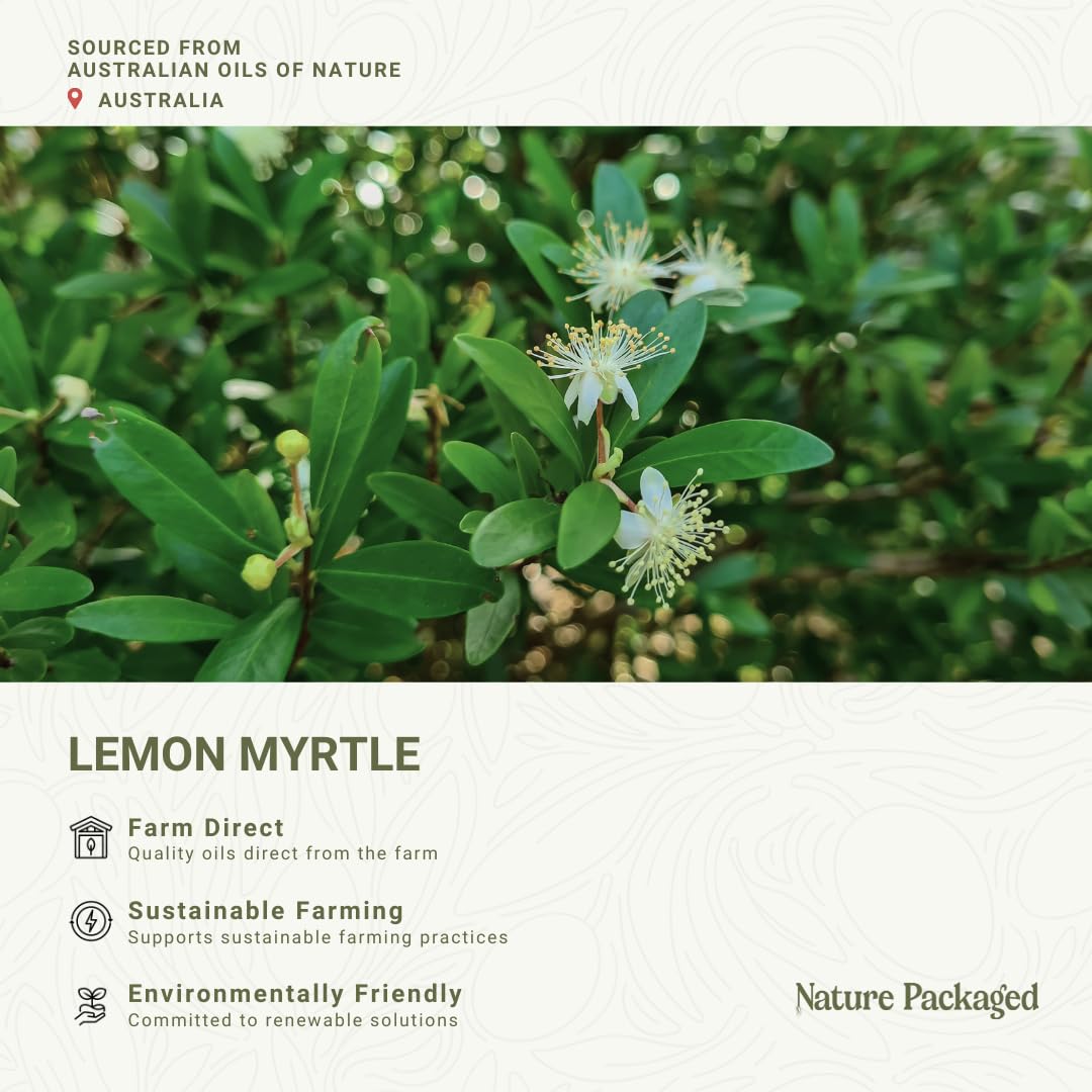 Nature Packaged Myrte-Citronnée aromathérapie : diffuseur pour ambiance fraîche et vivifiante