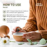 Nature Packaged Neroli, certifications qualité Phytochemia fournies pour chaque lot.