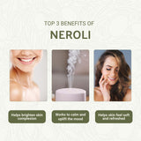 Nature Packaged Neroli, diffuseur aromathérapie évoquant une huile florale apaisante.